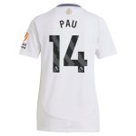 Aston Villa Jerseys - Official aston villa adidas away shirt 2024-25 – womens with pau 14 printing Collection for AVFC Fans