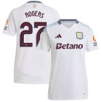 Aston Villa Jerseys - Official aston villa adidas away shirt 2024-25 – womens with rogers 27 cup printing Collection for AVFC Fans