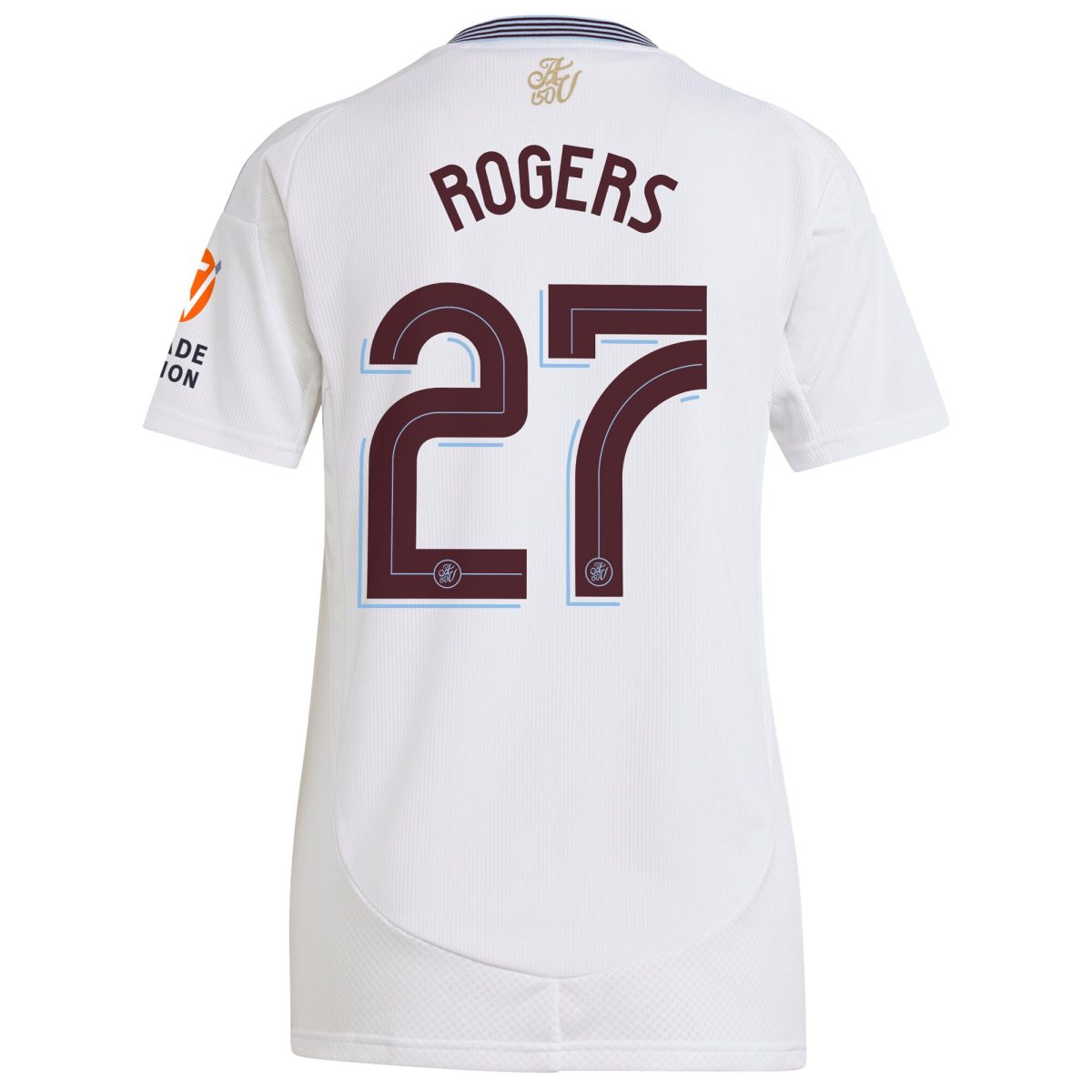 Aston Villa Jerseys - Official aston villa adidas away shirt 2024-25 – womens with rogers 27 cup printing Collection for AVFC Fans