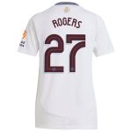Aston Villa Jerseys - Official aston villa adidas away shirt 2024-25 – womens with rogers 27 cup printing Collection for AVFC Fans