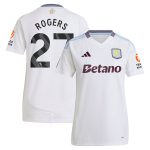 Aston Villa Jerseys - Official aston villa adidas away shirt 2024-25 – womens with rogers 27 printing Collection for AVFC Fans