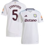 Aston Villa Jerseys - Official aston villa adidas away shirt 2024-25 – womens with staniforth 5 cup printing Collection for AVFC Fans