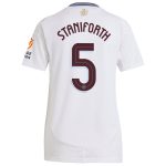 Aston Villa Jerseys - Official aston villa adidas away shirt 2024-25 – womens with staniforth 5 cup printing Collection for AVFC Fans