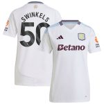 Aston Villa Jerseys - Official aston villa adidas away shirt 2024-25 – womens with swinkels 50 printing Collection for AVFC Fans