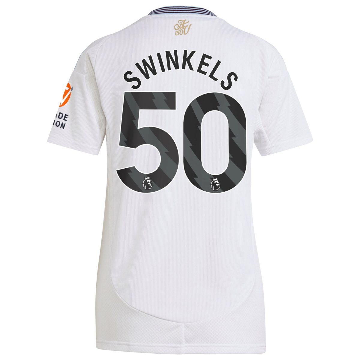 Aston Villa Jerseys - Official aston villa adidas away shirt 2024-25 – womens with swinkels 50 printing Collection for AVFC Fans