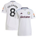 Aston Villa Jerseys - Official aston villa adidas away shirt 2024-25 – womens with tielemans 8 printing Collection for AVFC Fans