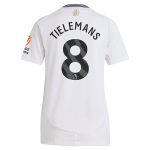 Aston Villa Jerseys - Official aston villa adidas away shirt 2024-25 – womens with tielemans 8 printing Collection for AVFC Fans