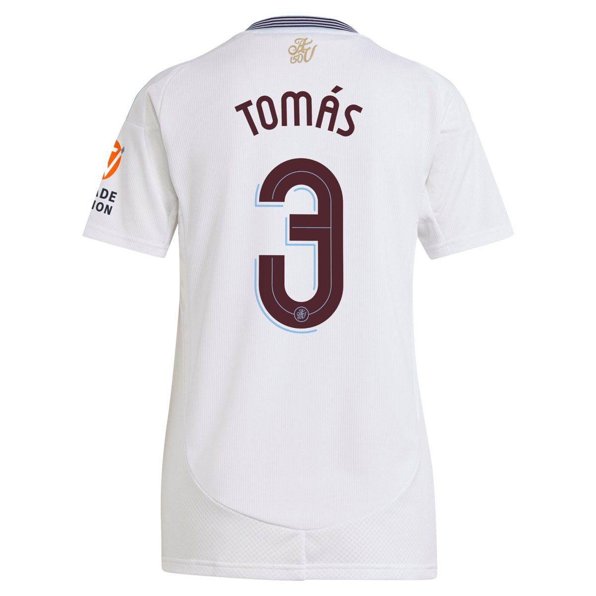 Aston Villa Jerseys - Official aston villa adidas away shirt 2024-25 – womens with tomás 3 cup printing Collection for AVFC Fans