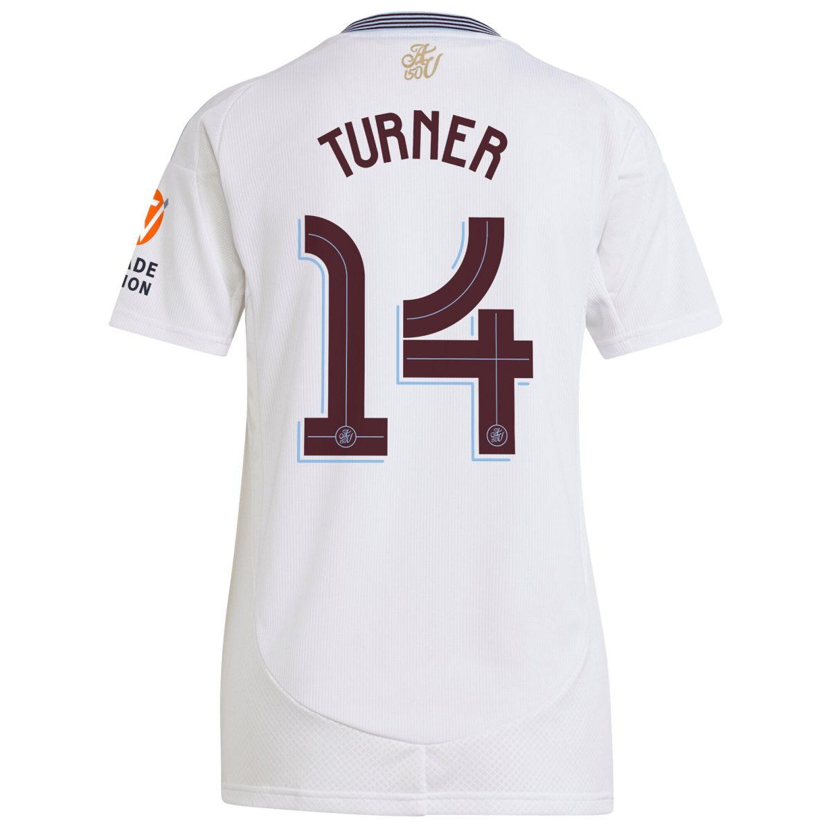 Aston Villa Jerseys - Official aston villa adidas away shirt 2024-25 – womens with turner 14 cup printing Collection for AVFC Fans
