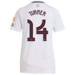 Aston Villa Jerseys - Official aston villa adidas away shirt 2024-25 – womens with turner 14 cup printing Collection for AVFC Fans