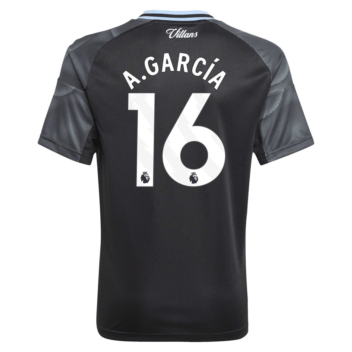Aston Villa Jerseys - Official aston villa adidas away shirt 2025-26 – kids with a.garcía 16 printing Collection for AVFC Fans