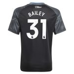 Aston Villa Jerseys - Official aston villa adidas away shirt 2025-26 – kids with bailey 31 printing Collection for AVFC Fans