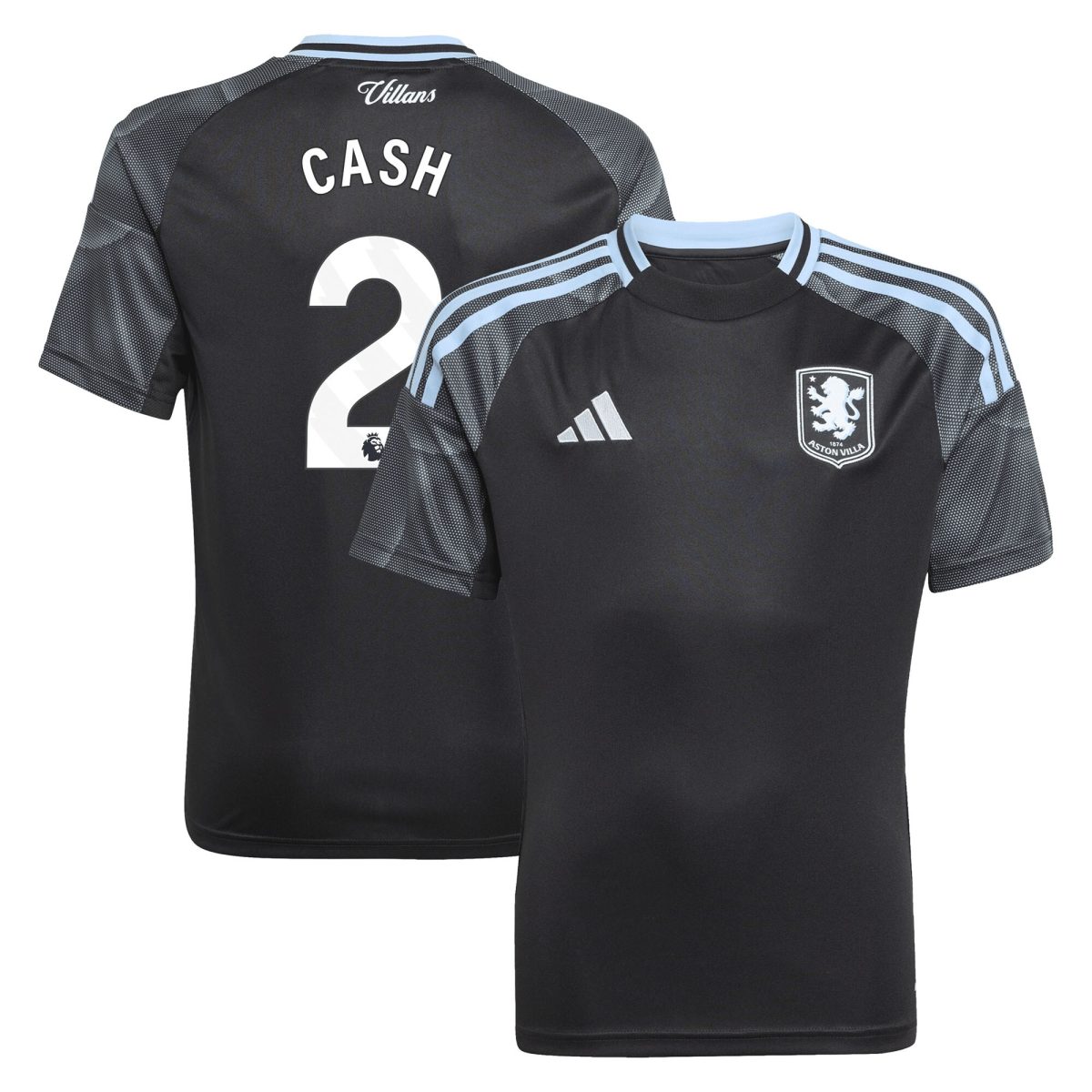 Aston Villa Jerseys - Official aston villa adidas away shirt 2025-26 – kids with cash 2 printing Collection for AVFC Fans
