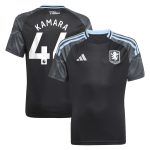Aston Villa Jerseys - Official aston villa adidas away shirt 2025-26 – kids with kamara 44 printing Collection for AVFC Fans