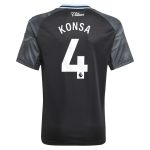Aston Villa Jerseys - Official aston villa adidas away shirt 2025-26 – kids with konsa 4 printing Collection for AVFC Fans