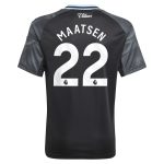 Aston Villa Jerseys - Official aston villa adidas away shirt 2025-26 – kids with maatsen 22 printing Collection for AVFC Fans