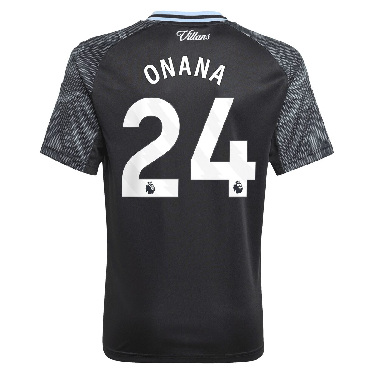 Aston Villa Jerseys - Official aston villa adidas away shirt 2025-26 – kids with onana 24 printing Collection for AVFC Fans