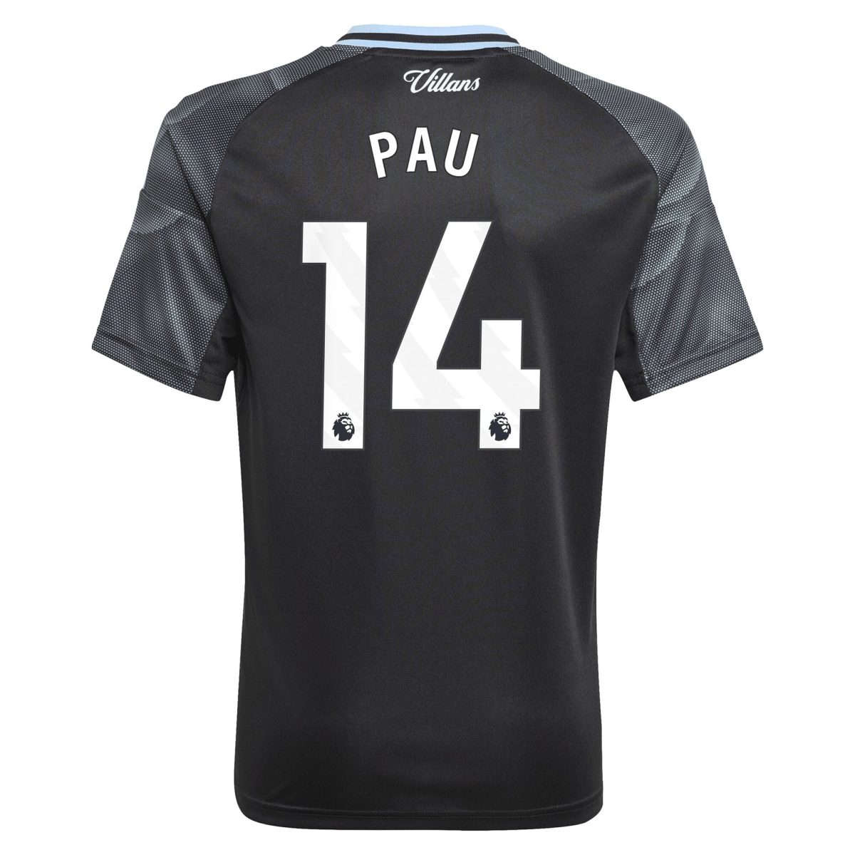 Aston Villa Jerseys - Official aston villa adidas away shirt 2025-26 – kids with pau 14 printing Collection for AVFC Fans