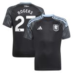 Aston Villa Jerseys - Official aston villa adidas away shirt 2025-26 – kids with rogers 27 printing Collection for AVFC Fans