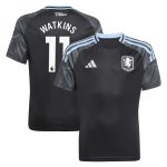 Aston Villa Jerseys - Official aston villa adidas away shirt 2025-26 – kids with watkins 11 printing Collection for AVFC Fans