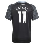 Aston Villa Jerseys - Official aston villa adidas away shirt 2025-26 – kids with watkins 11 printing Collection for AVFC Fans