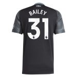 Aston Villa Jerseys - Official aston villa adidas away shirt 2025-26 with bailey 31 printing Collection for AVFC Fans