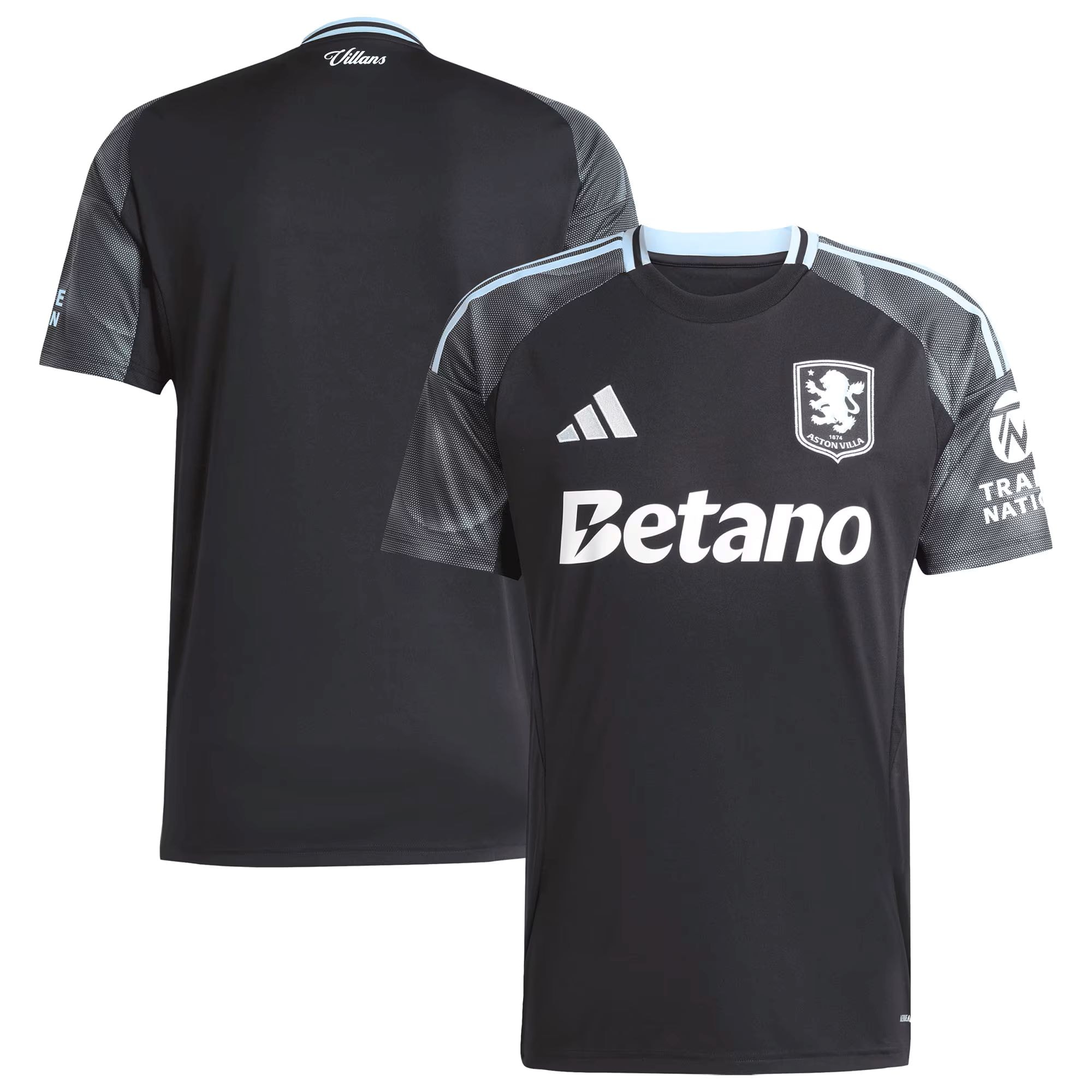 Aston Villa Jerseys - Official aston villa adidas away shirt 2025-26 with custom printing Collection for AVFC Fans