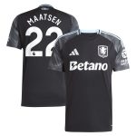 Aston Villa Jerseys - Official aston villa adidas away shirt 2025-26 with maatsen 22 printing Collection for AVFC Fans