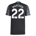 Aston Villa Jerseys - Official aston villa adidas away shirt 2025-26 with maatsen 22 printing Collection for AVFC Fans