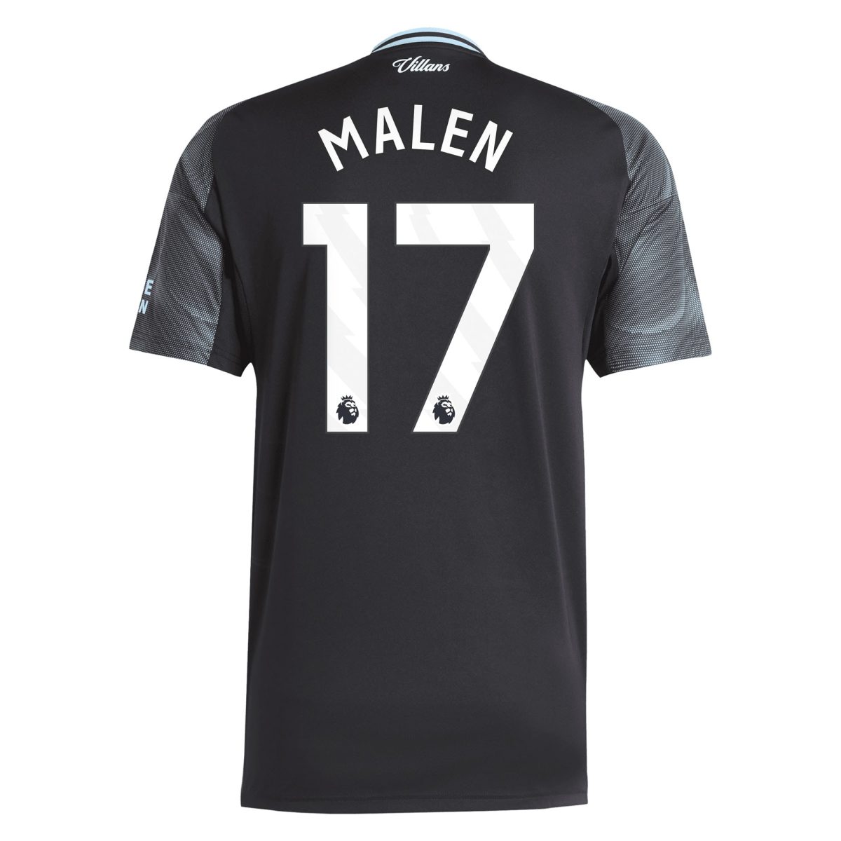 Aston Villa Jerseys - Official aston villa adidas away shirt 2025-26 with malen 17 printing Collection for AVFC Fans