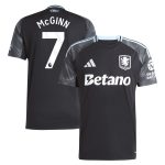 Aston Villa Jerseys - Official aston villa adidas away shirt 2025-26 with mcginn 7 printing Collection for AVFC Fans