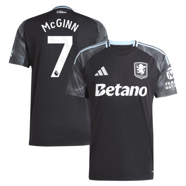 Aston Villa Jerseys - Official aston villa adidas away shirt 2025-26 with mcginn 7 printing Collection for AVFC Fans