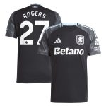 Aston Villa Jerseys - Official aston villa adidas away shirt 2025-26 with rogers 27 printing Collection for AVFC Fans