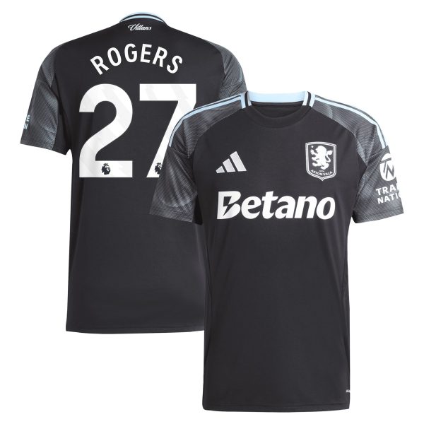 Aston Villa Jerseys - Official aston villa adidas away shirt 2025-26 with rogers 27 printing Collection for AVFC Fans