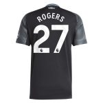 Aston Villa Jerseys - Official aston villa adidas away shirt 2025-26 with rogers 27 printing Collection for AVFC Fans
