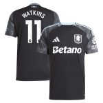 Aston Villa Jerseys - Official aston villa adidas away shirt 2025-26 with watkins 11 printing Collection for AVFC Fans