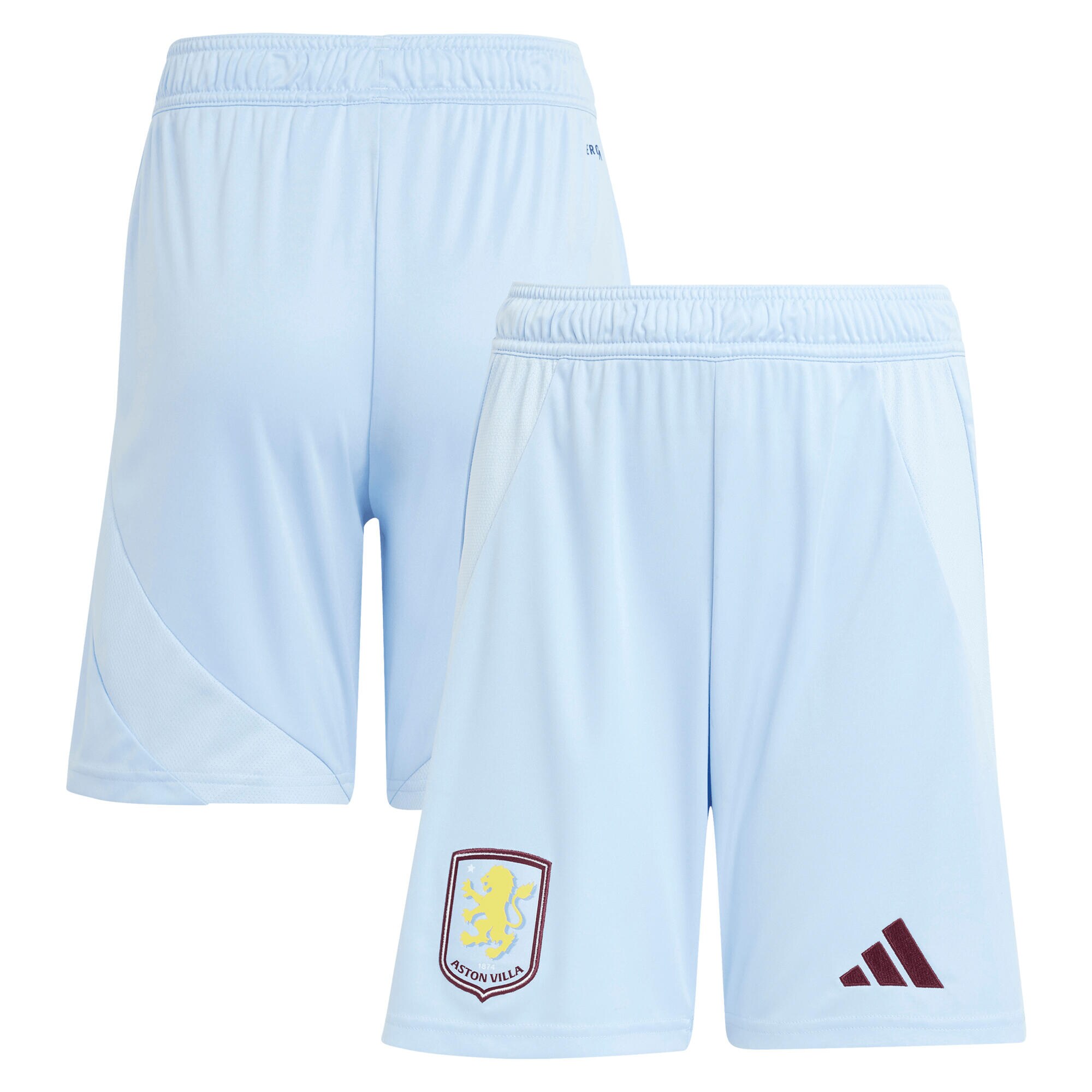 Aston Villa Jerseys - Official aston villa adidas away shorts 2024-25 – kids with custom printing Collection for AVFC Fans