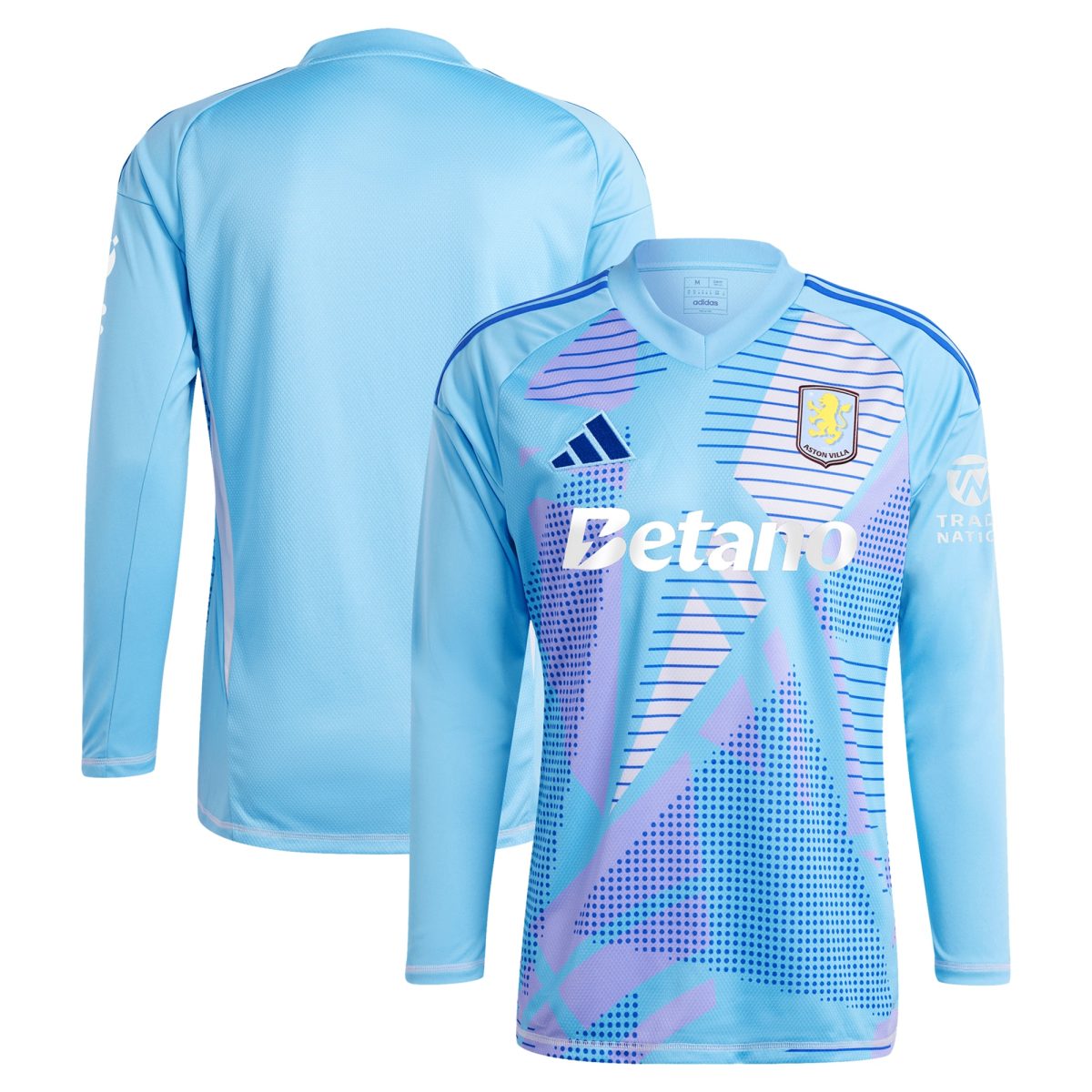 Aston Villa Jerseys - Official aston villa adidas goalkeeper shirt 2024-25 – long sleeve – 201964005 Collection for AVFC Fans