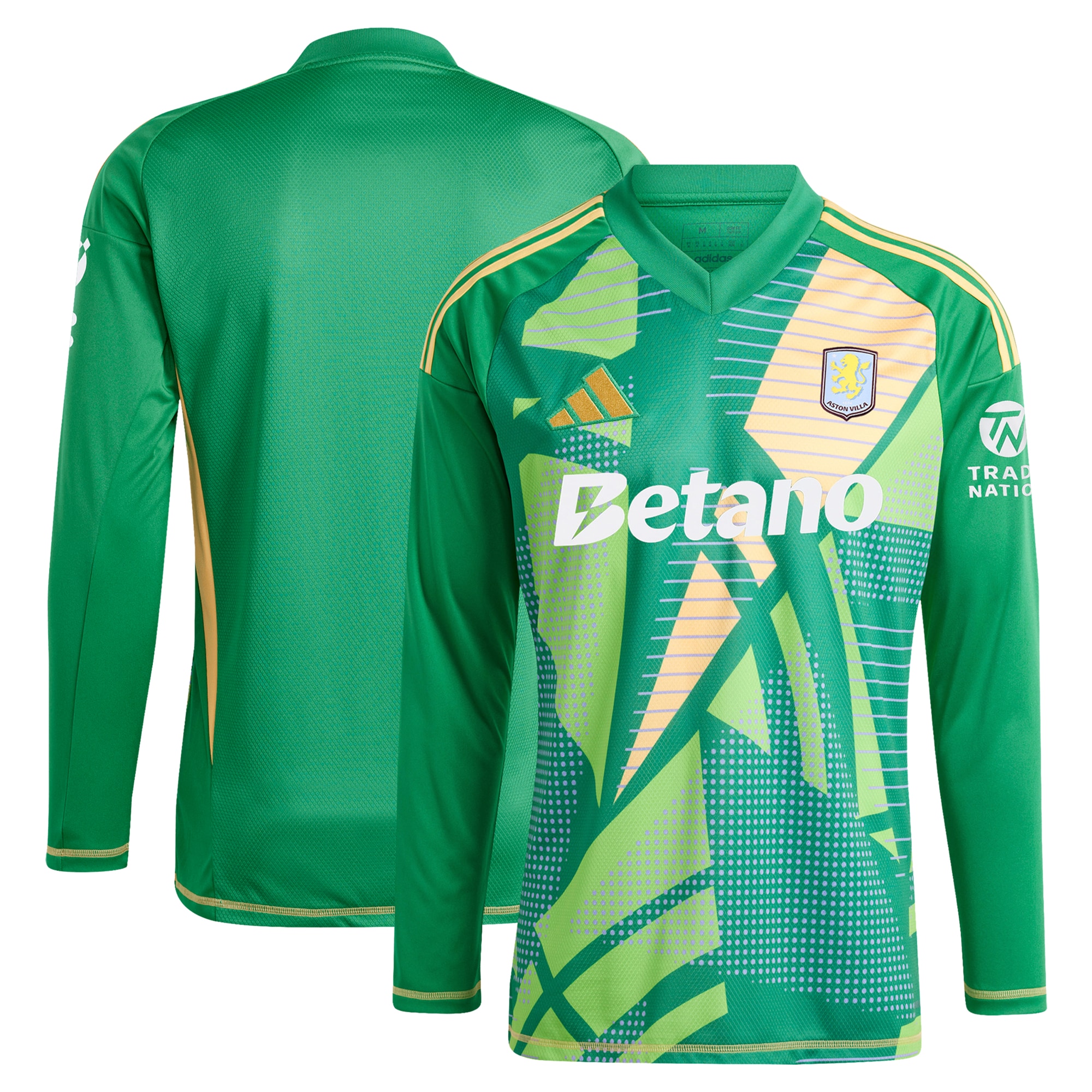 Aston Villa Jerseys - Official aston villa adidas goalkeeper shirt 2024-25 – long sleeve – 201964009 Collection for AVFC Fans