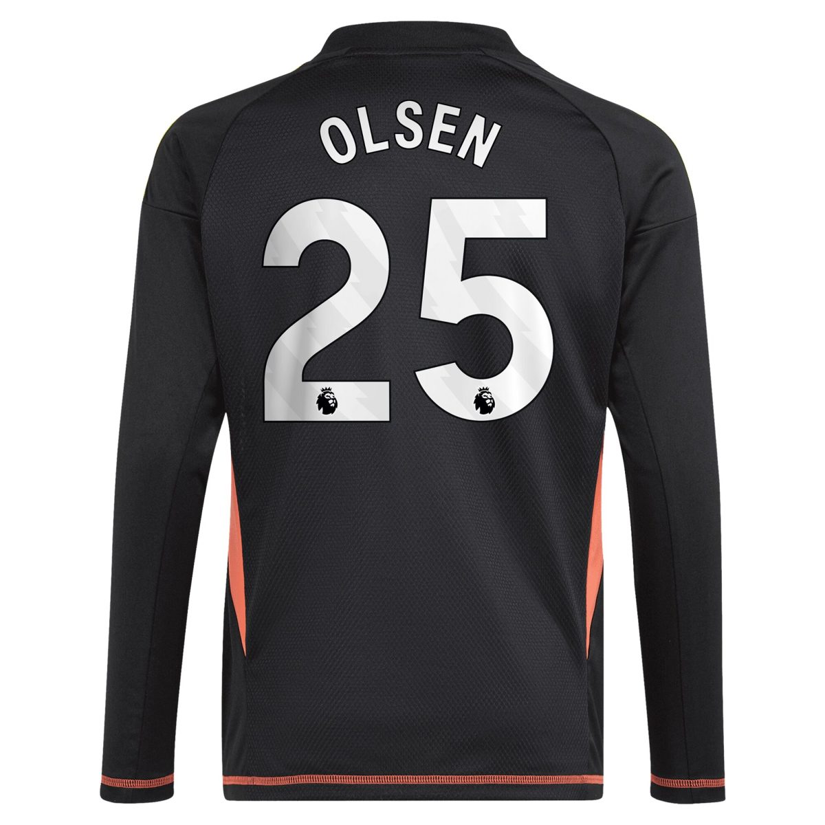 Aston Villa Jerseys - Official aston villa adidas goalkeeper shirt 2024-25 – long sleeve – kids with olsen 25 printing – 202029322 Collection for AVFC Fans