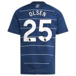 Aston Villa Jerseys - Official aston villa adidas goalkeeper shirt 2024-25 – long sleeve – kids with olsen 25 printing – 202030994 Collection for AVFC Fans