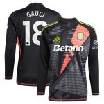 Aston Villa Jerseys - Official aston villa adidas goalkeeper shirt 2024-25 – long sleeve with gauci 18 printing – 202028940 Collection for AVFC Fans