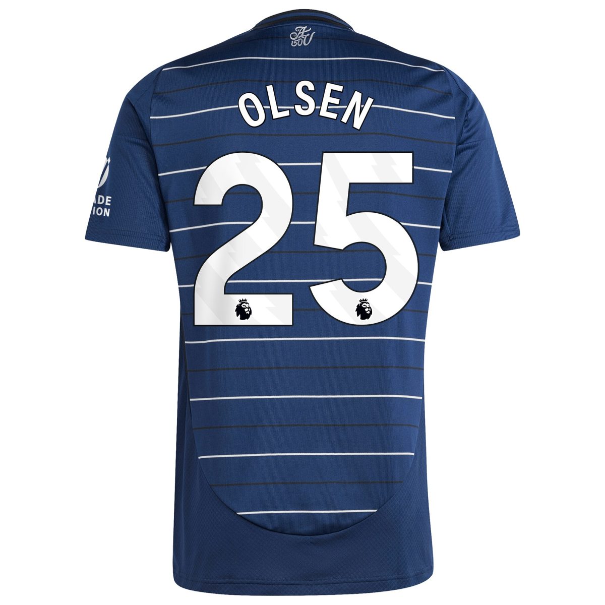 Aston Villa Jerseys - Official aston villa adidas goalkeeper shirt 2024-25 – long sleeve with olsen 25 printing – 202030975 Collection for AVFC Fans