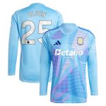 Aston Villa Jerseys - Official aston villa adidas goalkeeper shirt 2024-25 – long sleeve with olsen 25 printing – 202030976 Collection for AVFC Fans