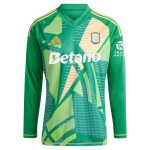 Aston Villa Jerseys - Official aston villa adidas goalkeeper shirt 2024-25 – long sleeve with olsen 25 printing Collection for AVFC Fans