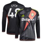Aston Villa Jerseys - Official aston villa adidas goalkeeper shirt 2024-25 – long sleeve with zych 48 printing – 202153090 Collection for AVFC Fans