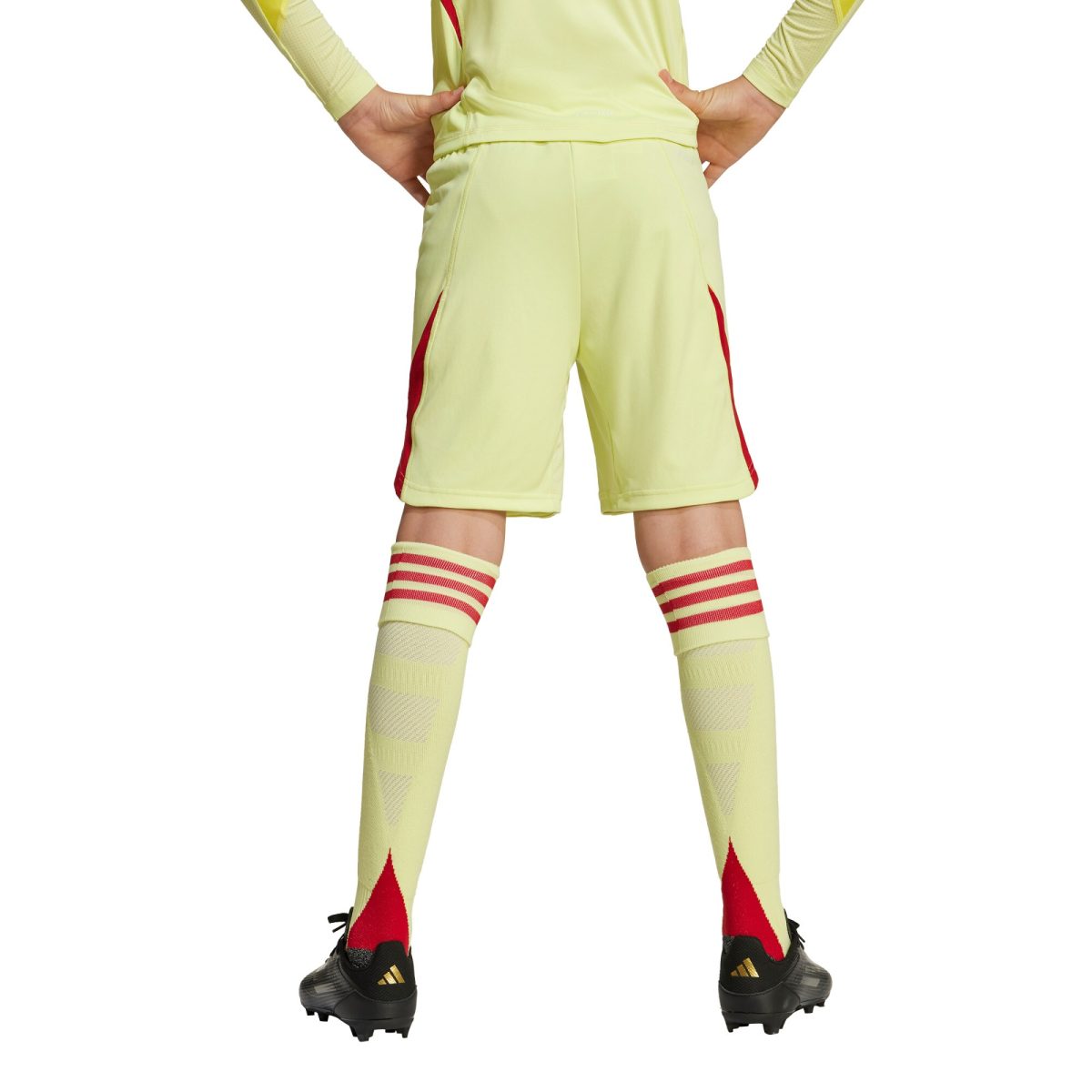 Aston Villa Jerseys - Official aston villa adidas goalkeeper shorts 2025-26 – kids with custom printing Collection for AVFC Fans