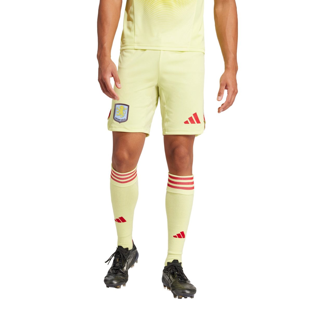 Aston Villa Jerseys - Official aston villa adidas goalkeeper shorts 2025-26 with custom printing Collection for AVFC Fans