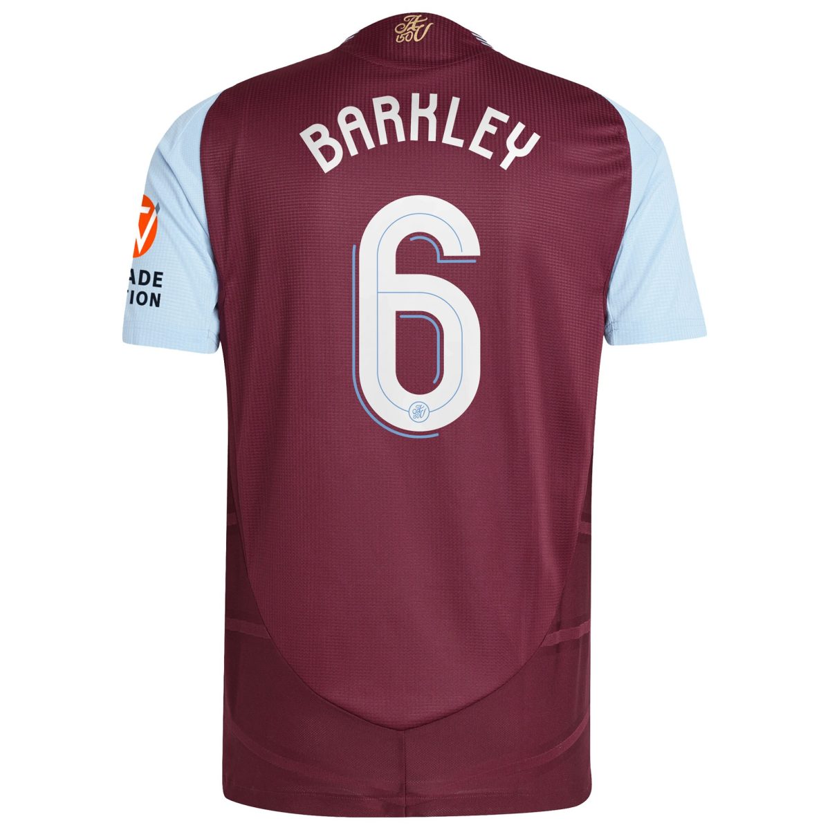 Aston Villa Jerseys - Official aston villa adidas home authentic shirt 2024-25 with barkley 6 cup printing Collection for AVFC Fans