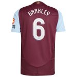 Aston Villa Jerseys - Official aston villa adidas home authentic shirt 2024-25 with barkley 6 cup printing Collection for AVFC Fans